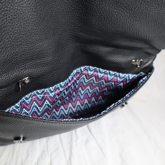 Urban Expressions Lesley Micro Stud Clutch Black Bag Fold Over - Picture 5 of 10